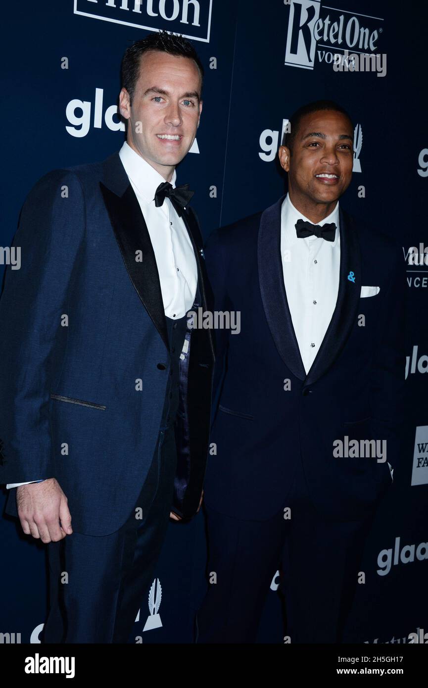 Manhattan, United States Of America. 06th May, 2017. NEW YORK, NY - MAY 06: Tim Malone, Don Lemon attends as Ketel One Vodka sponsors the 28th Annual GLAAD Media Awards in New York at The Hilton Midtown on May 6, 2017 in New York City. People: Tim Malone, Don Lemon Credit: Storms Media Group/Alamy Live News Stock Photo