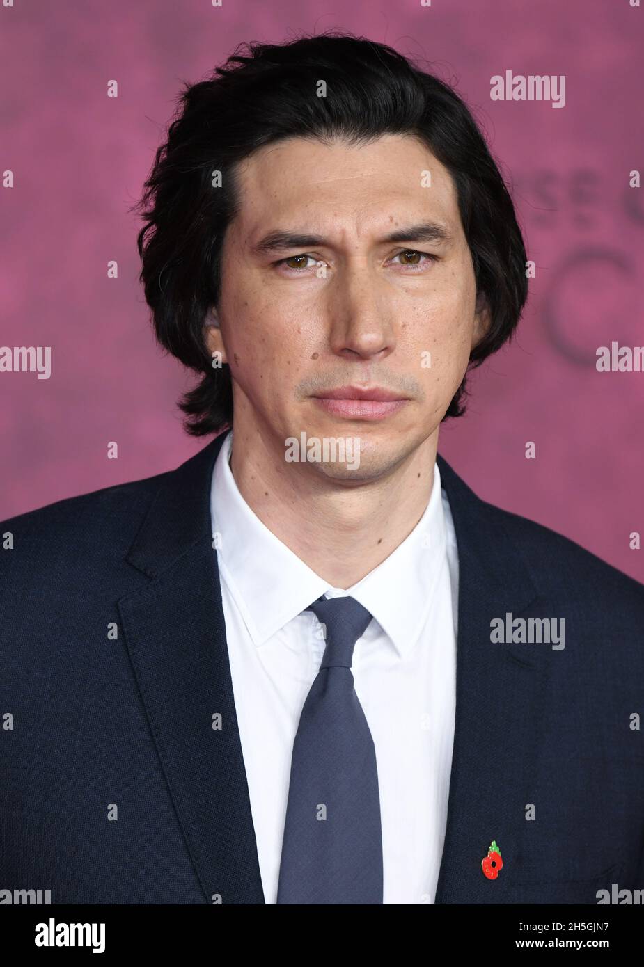 November 9th, 2021. London, UK. Adam Driver arriving at the House of Gucci UK Premiere, Odeon Leicester Square. Credit: Doug Peters/EMPICS/Alamy Live News Stock Photo