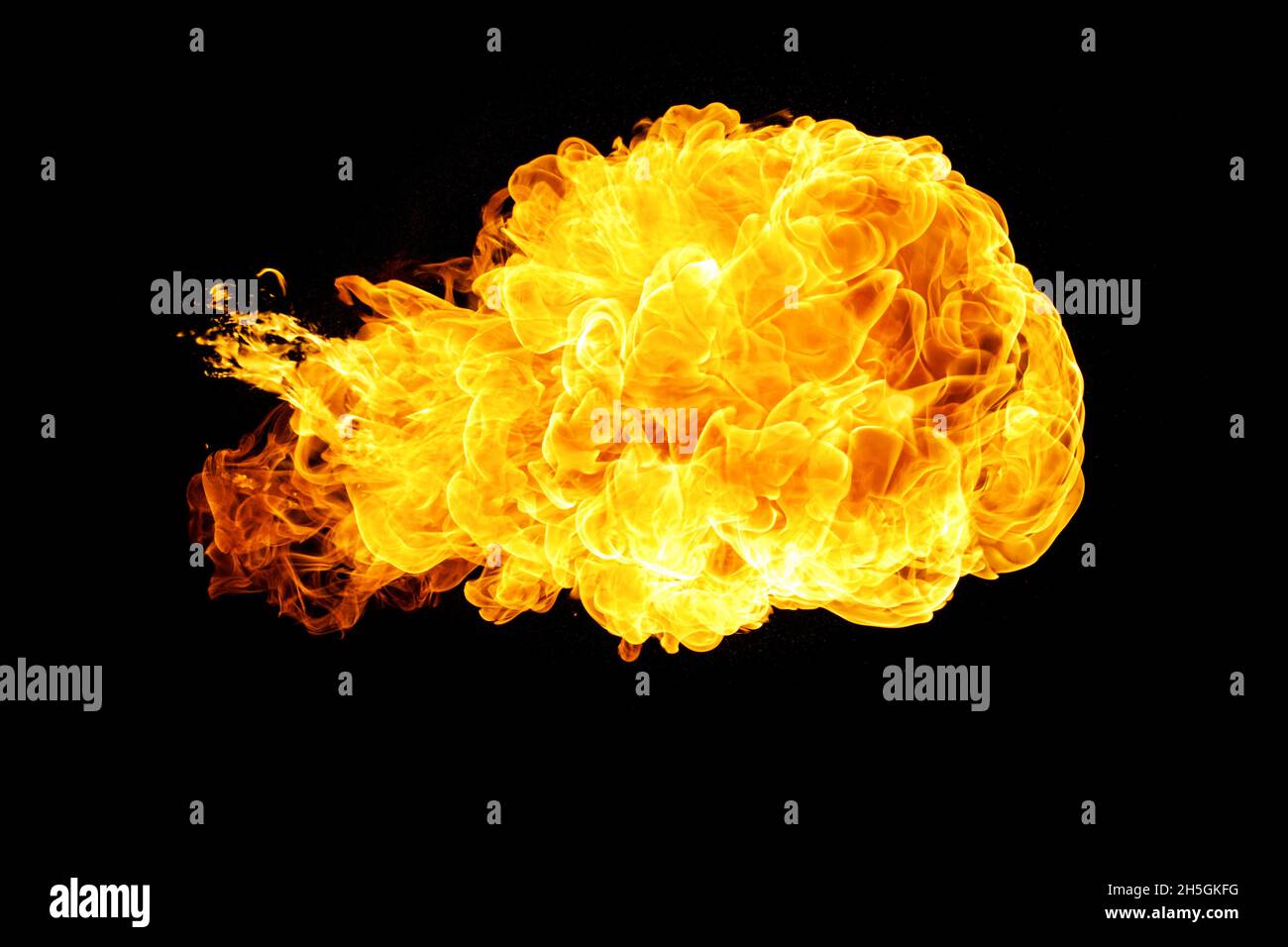Realistic fire flames burning on hi-res stock photography and images ...