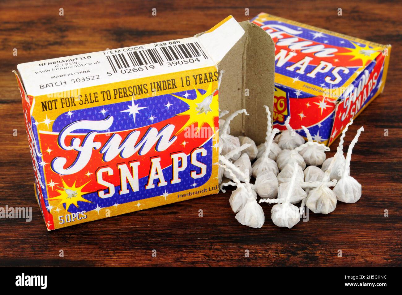 Packs of fun snaps also known as throw downs and bang snaps