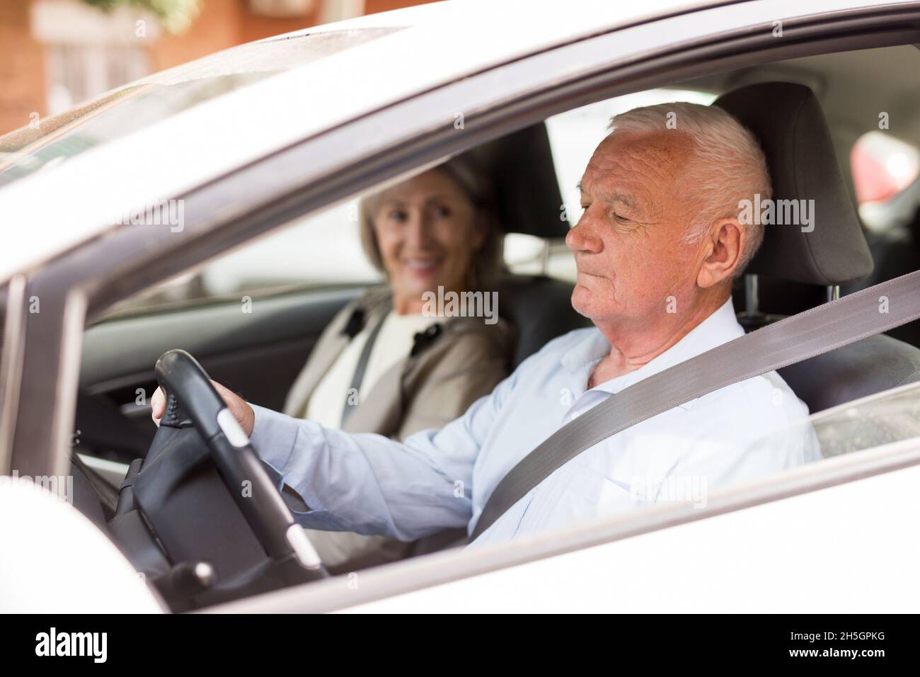 Italian man driving car hi-res stock photography and images - Alamy