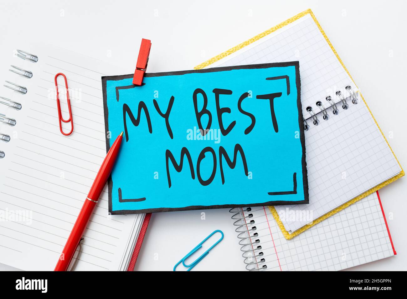 Inspiration showing sign My Best Mom. Internet Concept Appreciation for your  mother s is love feelings compliment Colorful Perpective Positive Stock  Photo - Alamy