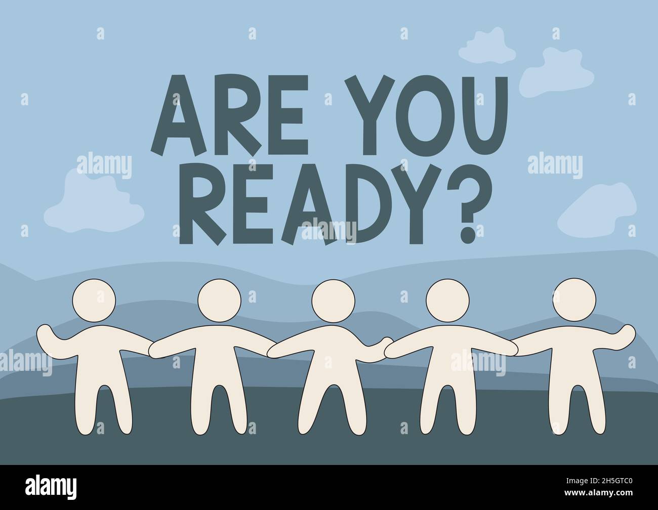 Reeady Conceptual display Are You Ready Question. Business concept used ...