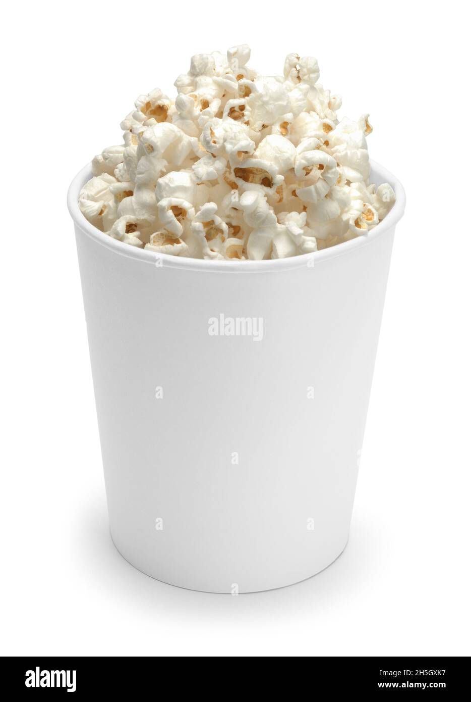 Small Bucket of Popcorn with Copy Space Cut Out Stock Photo Alamy