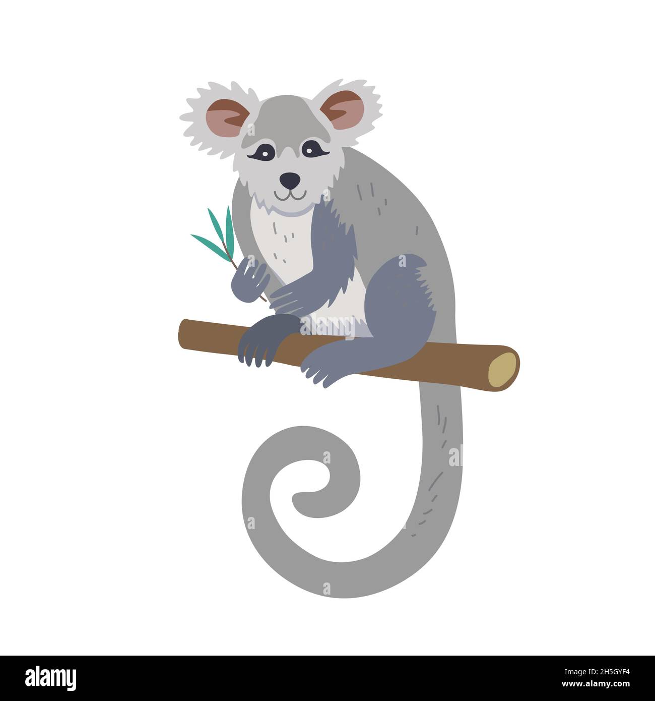 Cute cartoon couscous isolated on white background Stock Vector Image