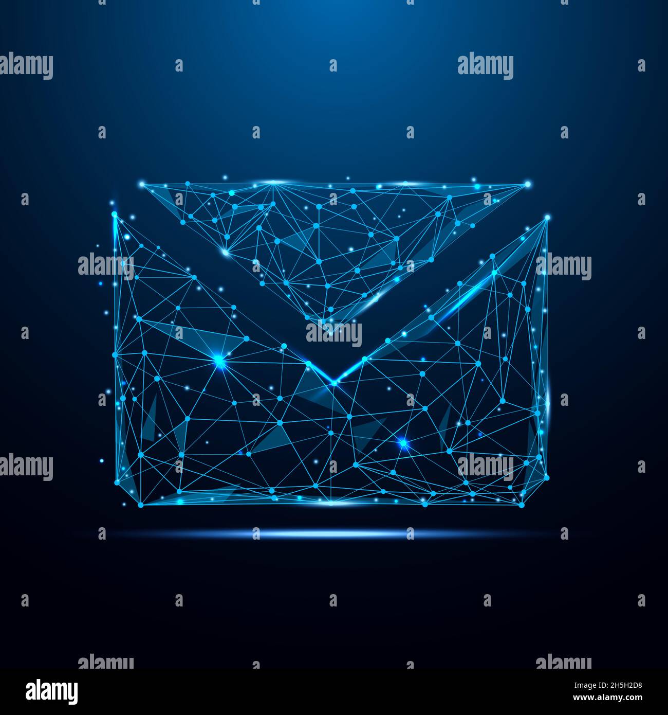 Abstract triangles space low poly. White background with connecting dots  and lines. Light connection structure. Polygonal vector background.  Futuristi Stock Vector Image & Art - Alamy