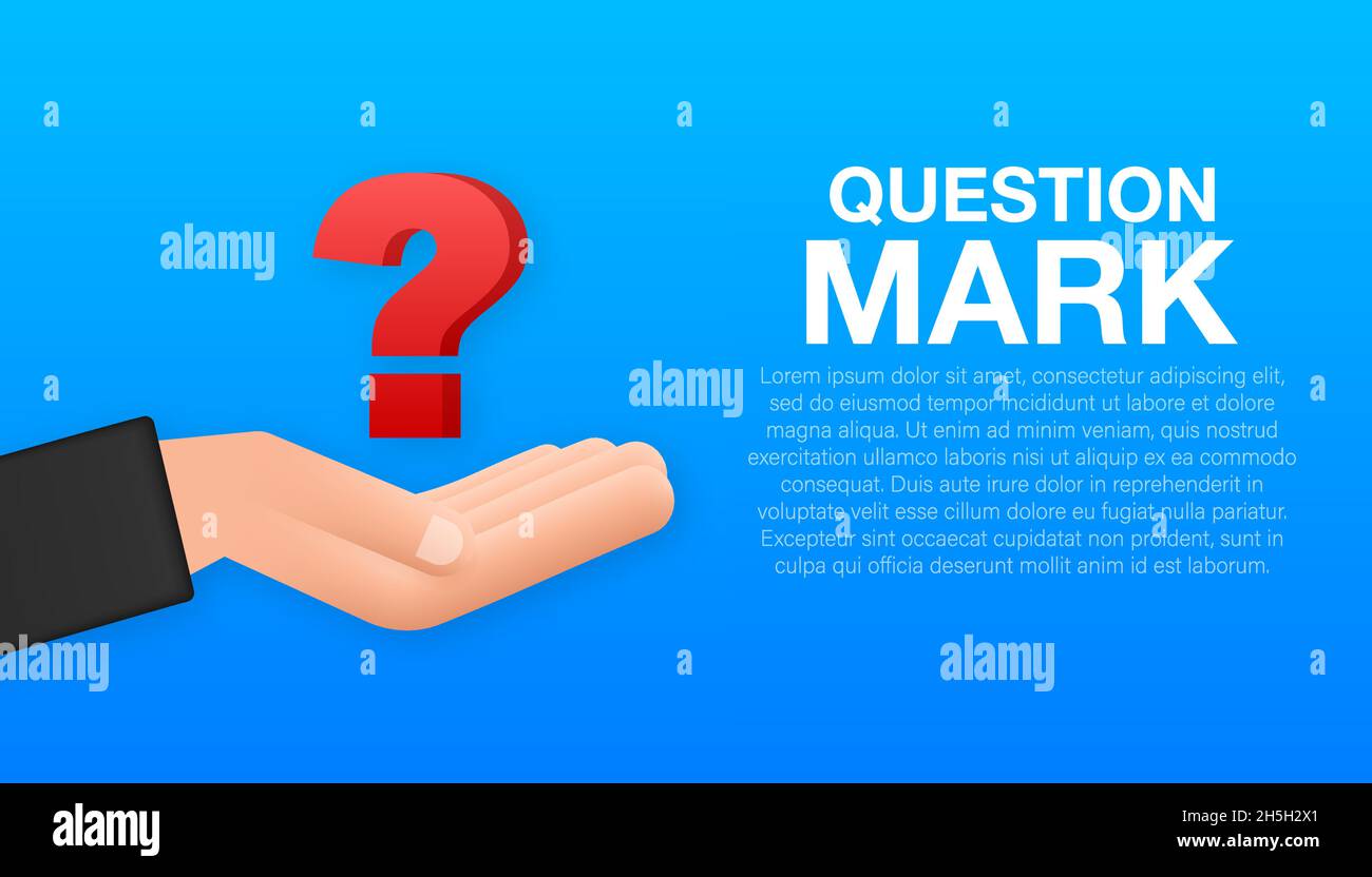 Ask help sign. Question mark sign icon. Faq concept. Answer question. Vector stock illustration. Stock Vector