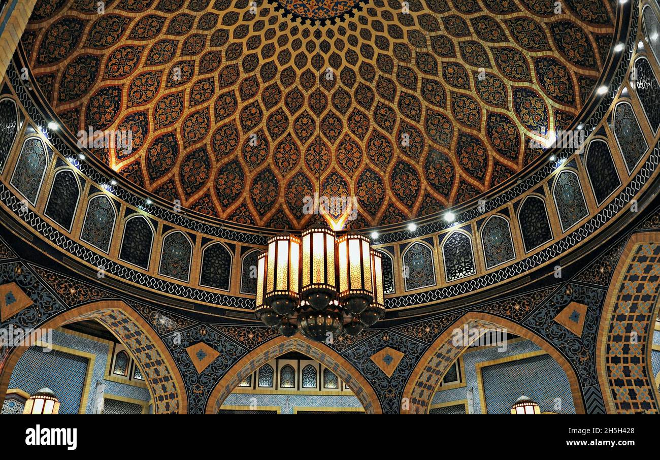 Persian inspired court in Ibn Battuta Mall in Dubai, United Arab Emirates Stock Photo