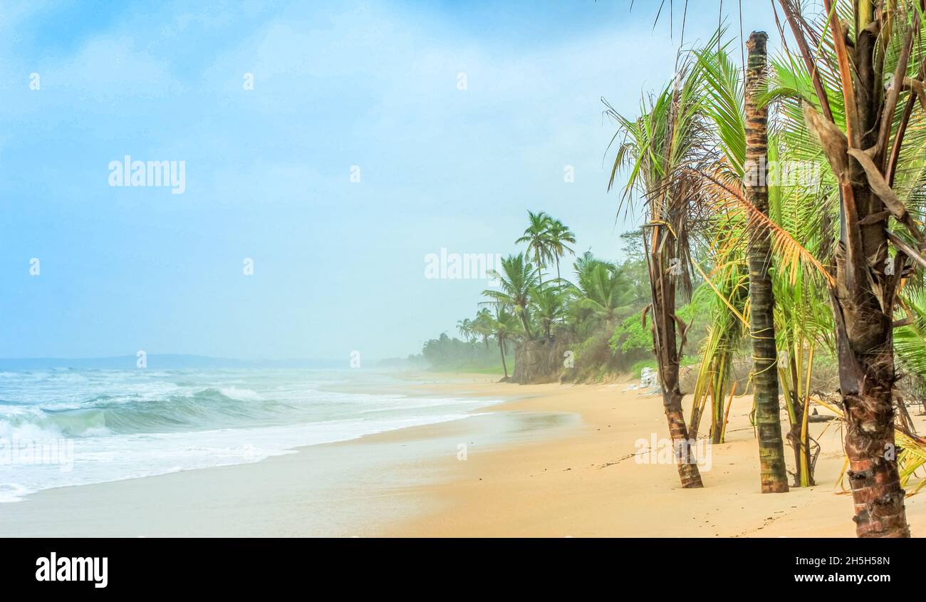 Benaulim beach, Goa Stock Photo