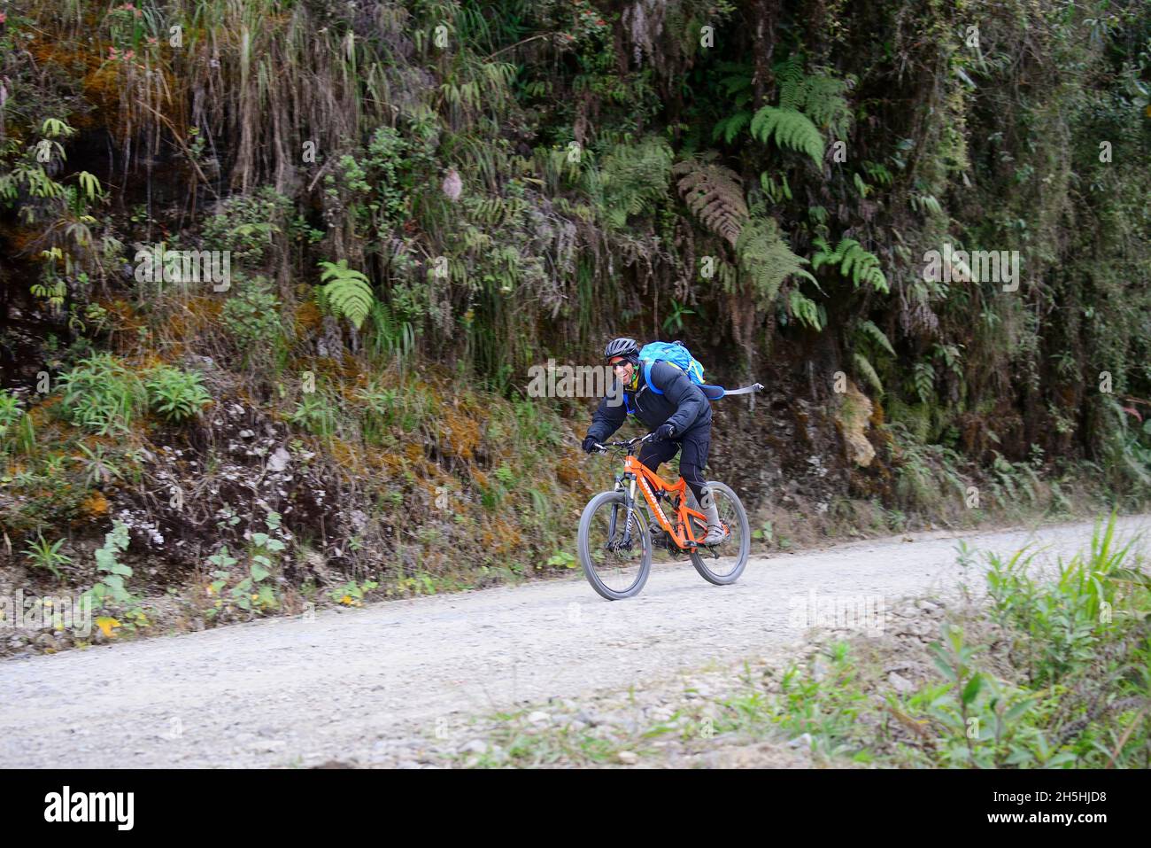 Camino de la muerte cycling hi-res stock photography and images - Alamy