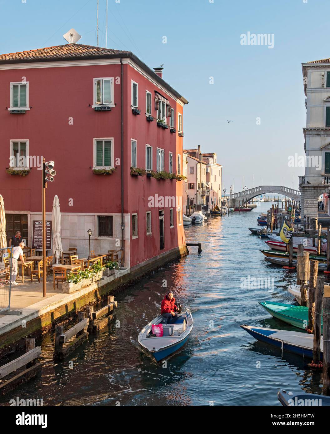 Venice italy boat motorboat hi-res stock photography and images - Alamy