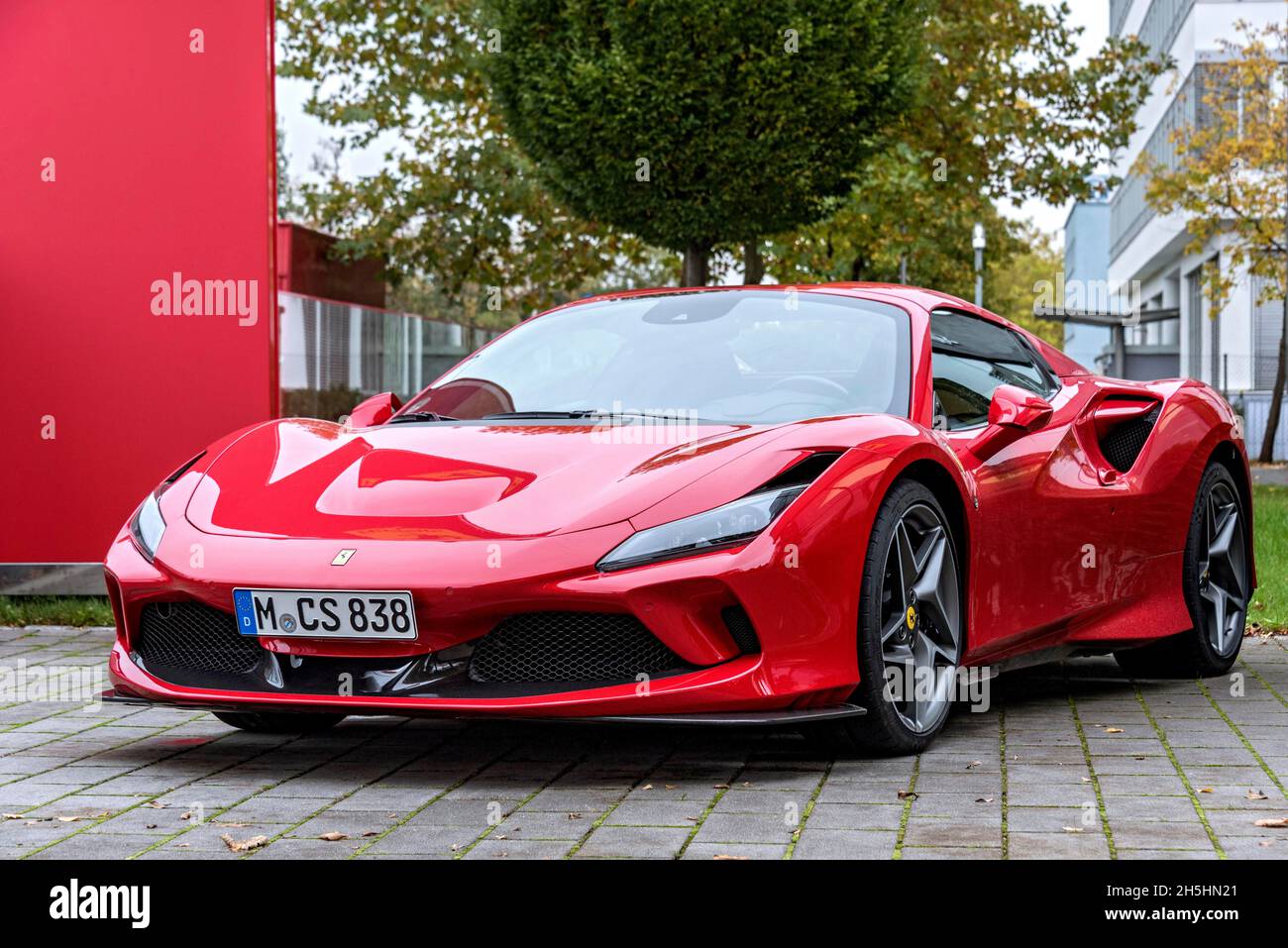 Sports car Ferrari F8 Tributo, year of construction 2021, Germany Stock ...
