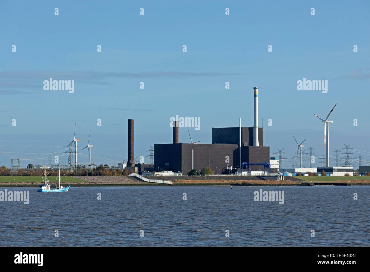 Nuclear power plant brunsbuettel hi-res stock photography and images - Alamy
