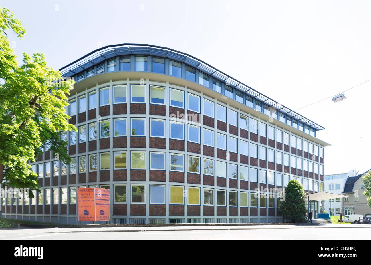 Calor-Emag administration building, post-war modernism, Ratingen, Rhineland, North Rhine-Westphalia, Germany Stock Photo