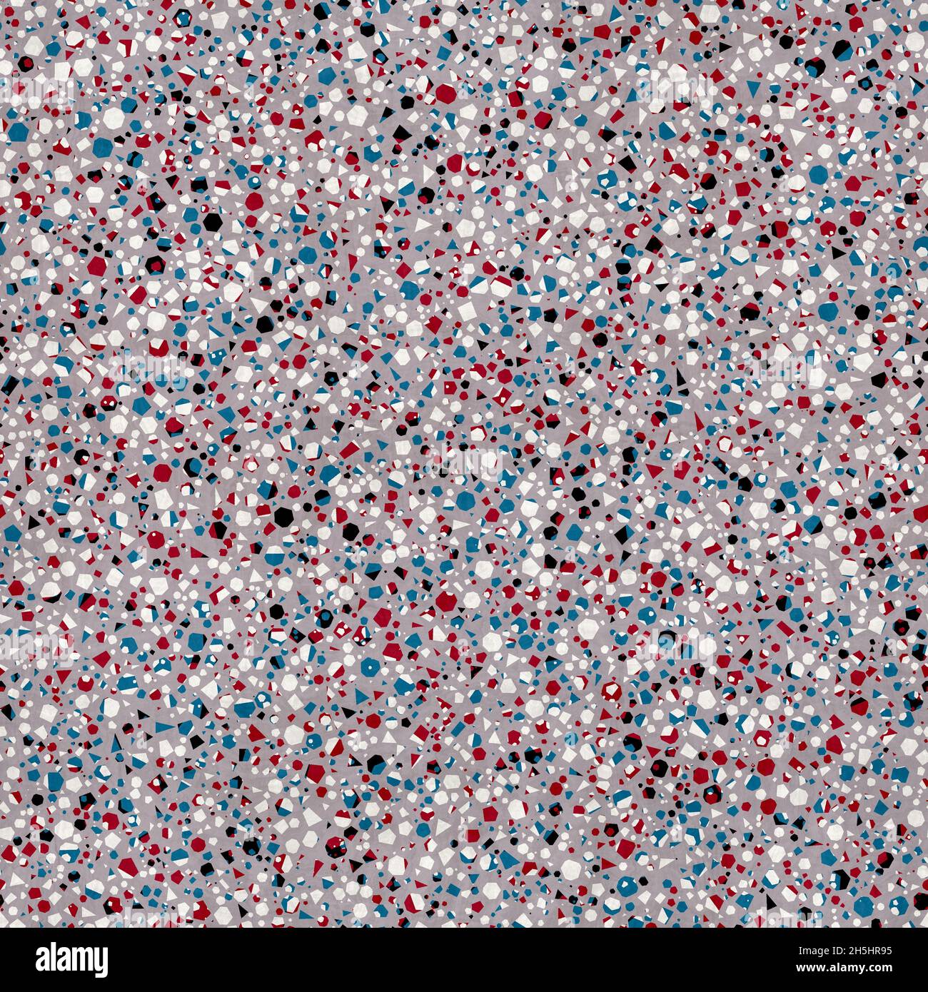 Seamless modern abstract random terrazzo pattern swatch Stock Photo - Alamy