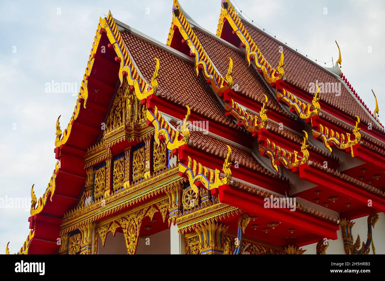 Scenic view of the Marble Temple in Bangkok, Thailand Stock Photo - Alamy