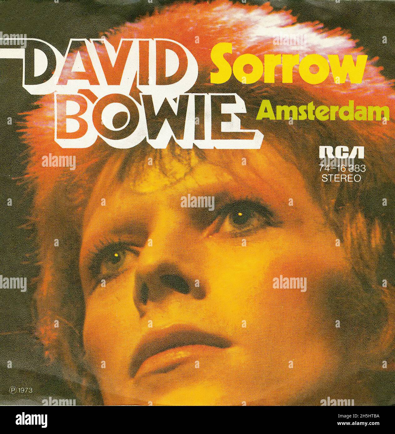 DAVID BOWIE - SORROW - Vintage cover album Stock Photo - Alamy