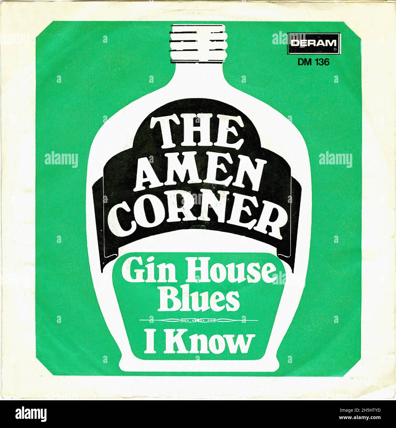 Vintage single record cover Amen Corner Gin House Blues D 1967
