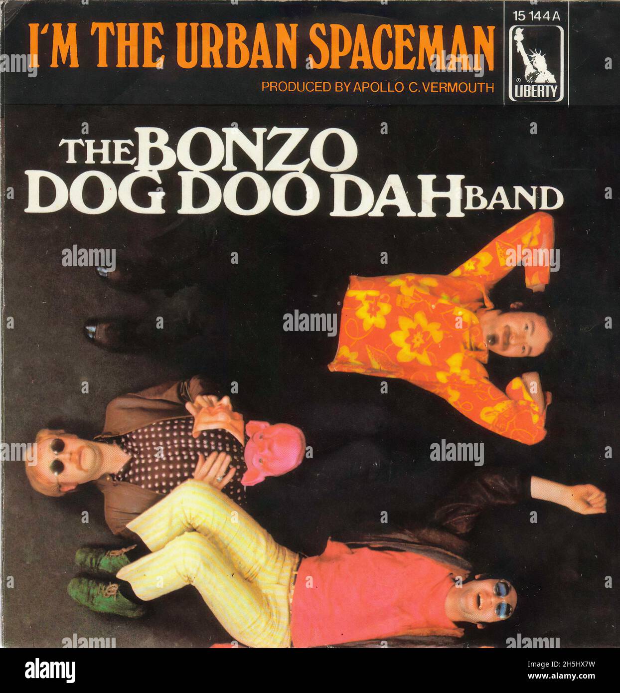 Vintage single record cover Bonzo Dog Doo Dah BandUrban Spaceman
