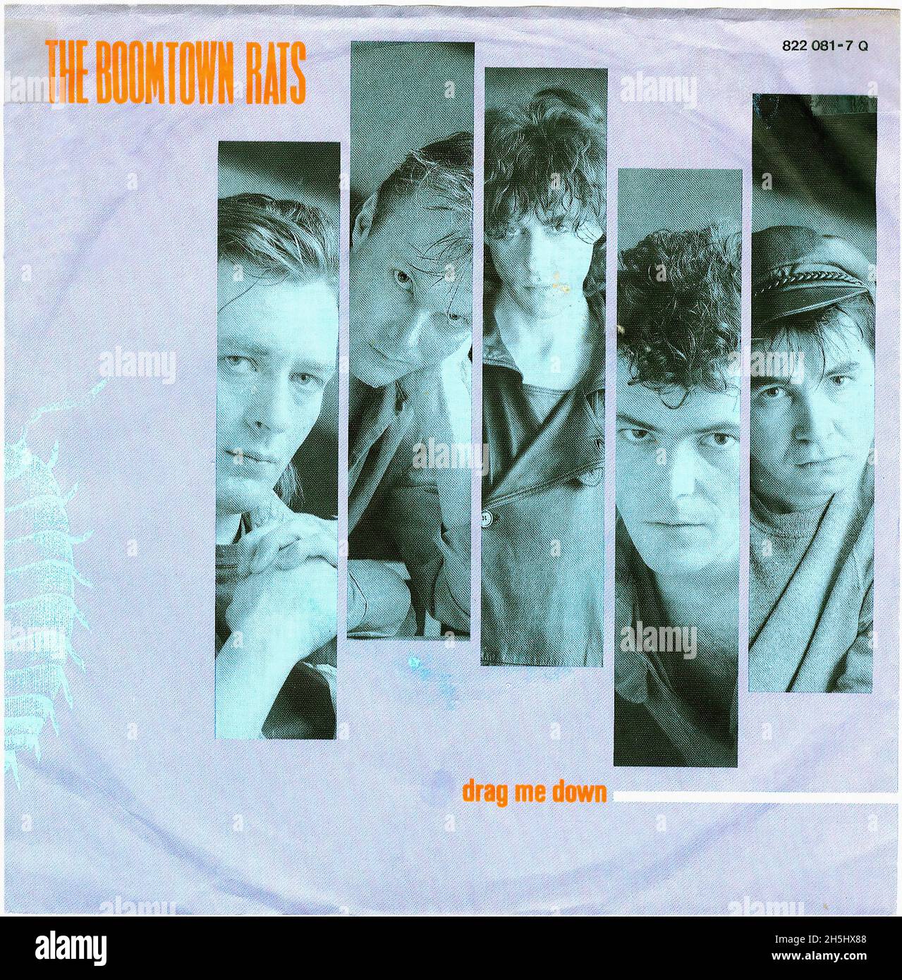 Vintage single record cover - Boomtown Rats, The - Lookin
