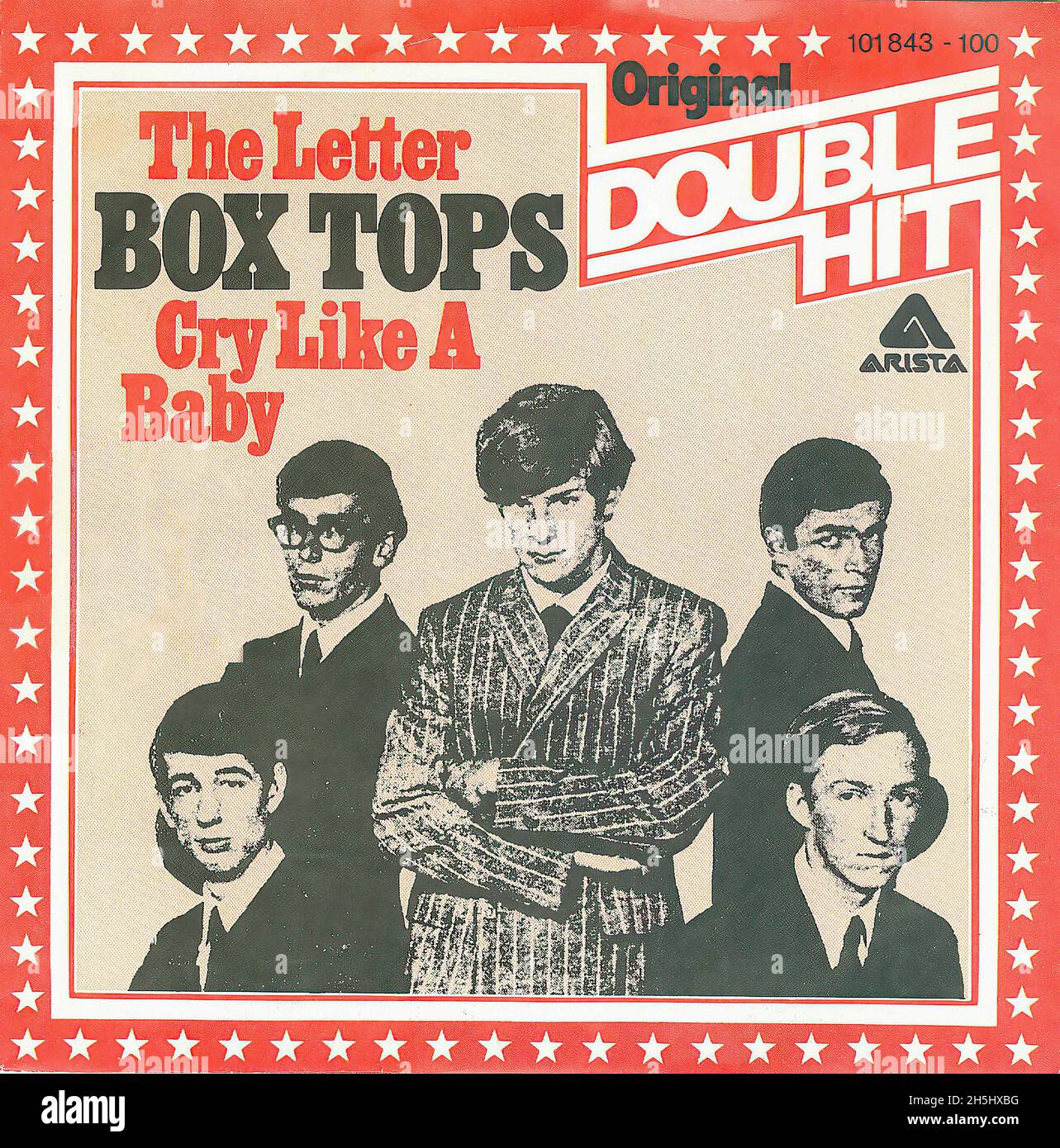 cubo Scully Será Vintage single record cover - Box Tops, The - The Letter - D - 1967- 1980s  ReRelease Stock Photo - Alamy