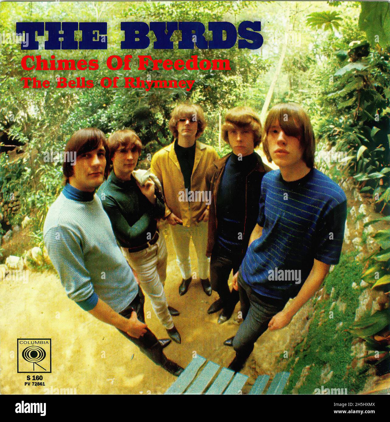 Vintage single record cover Byrds, The Chimes Of Freedom US