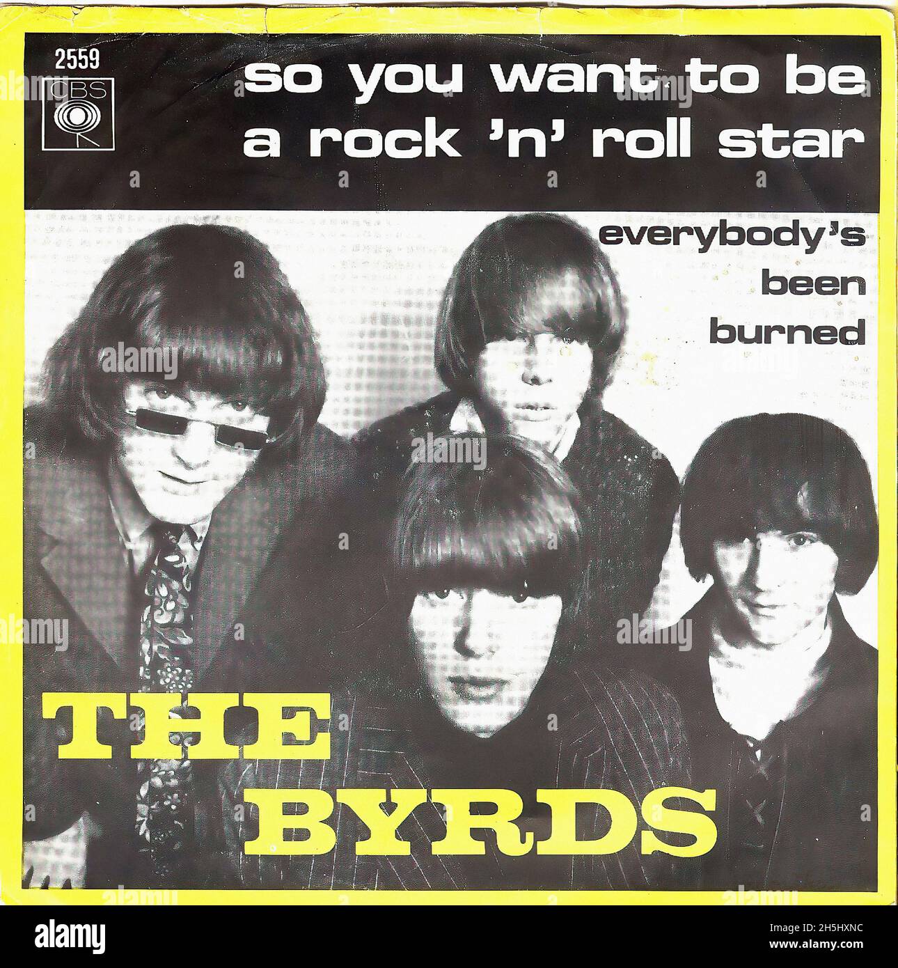 Vintage single record cover - Byrds, The - So You Want To Be A Rock'n'Roll  Star - NL - 1967 Stock Photo - Alamy
