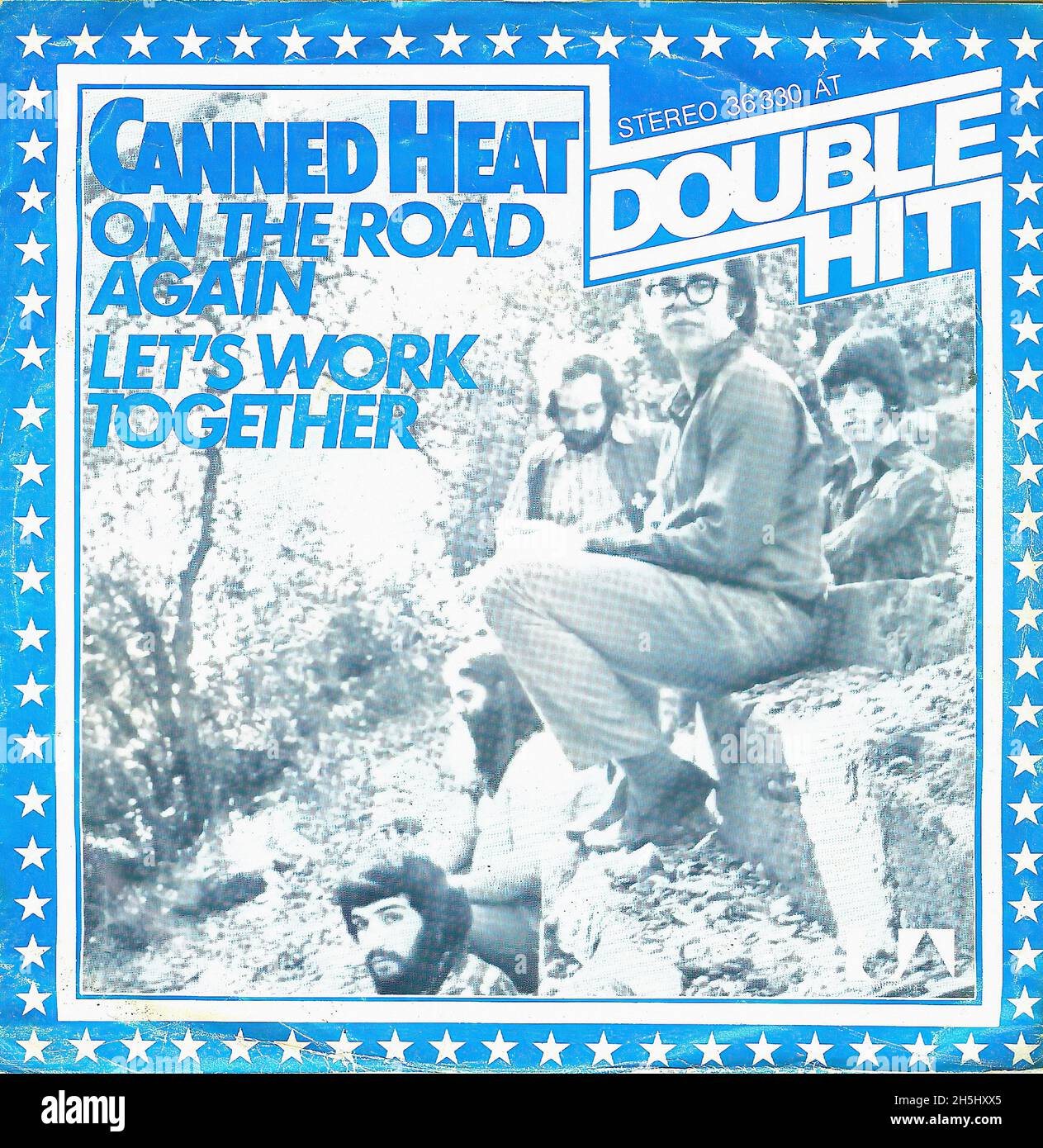 Vintage single record cover Canned Heat Let's Work Together D
