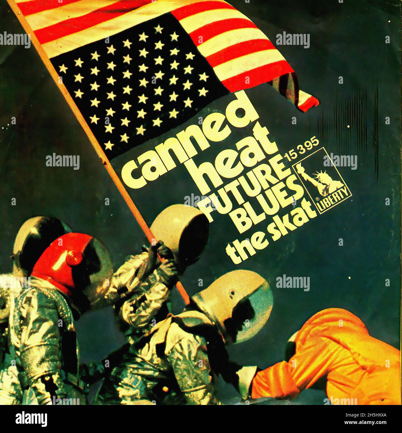 Vintage single record cover - Canned Heat - Future Blues - D - 1970 Stock Photo
