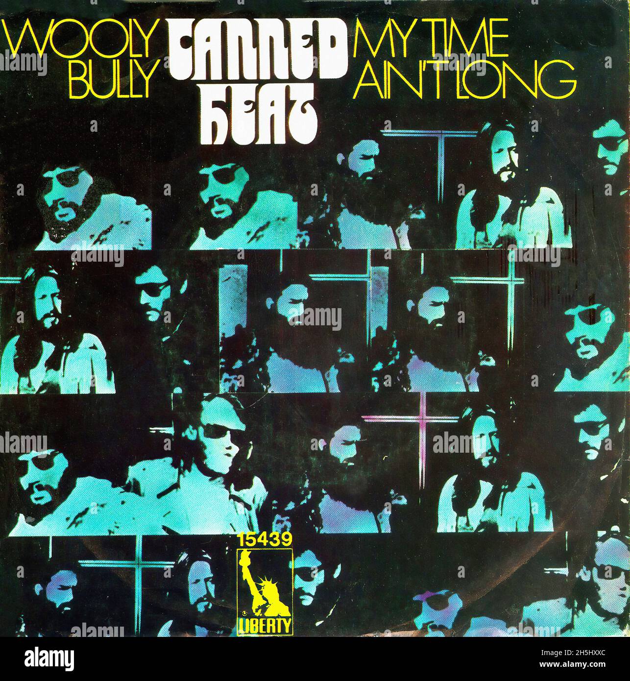 Vintage single record cover - Canned Heat - Wooly Bully - D - 1970 01 Stock Photo