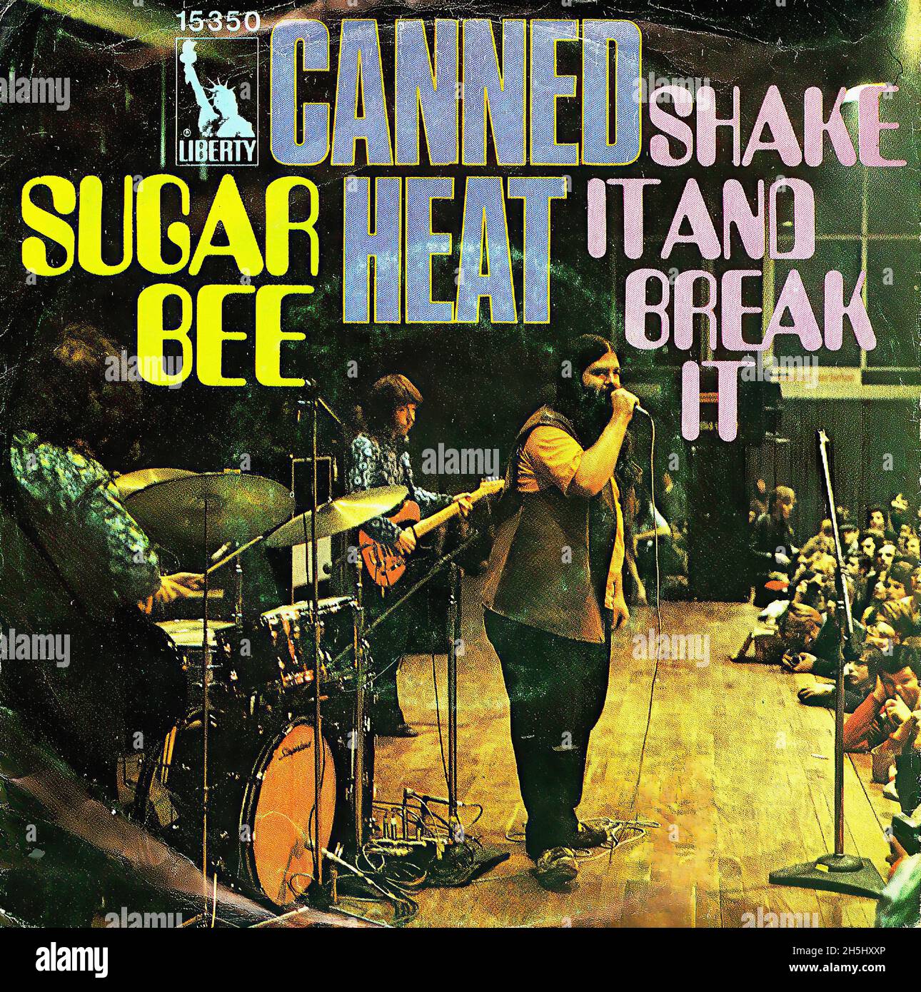 Vintage single record cover - Canned Heat - Sugar Bee - D - 1970 Stock Photo