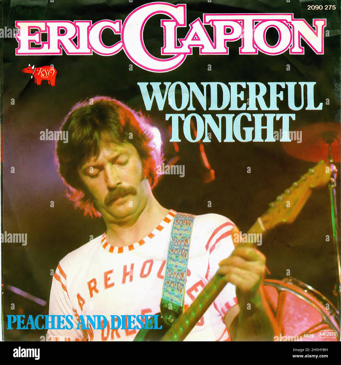 Vintage Single Record Cover Clapton Eric 8 Wonderful Tonight D vintage-single-record-cover-clapton-eric-8-wonderful-tonight-d