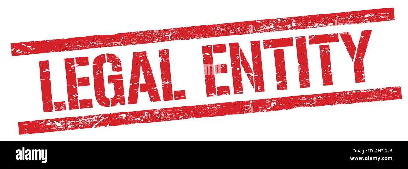 LEGAL ENTITY text on red grungy rectangle stamp sign Stock Photo Alamy