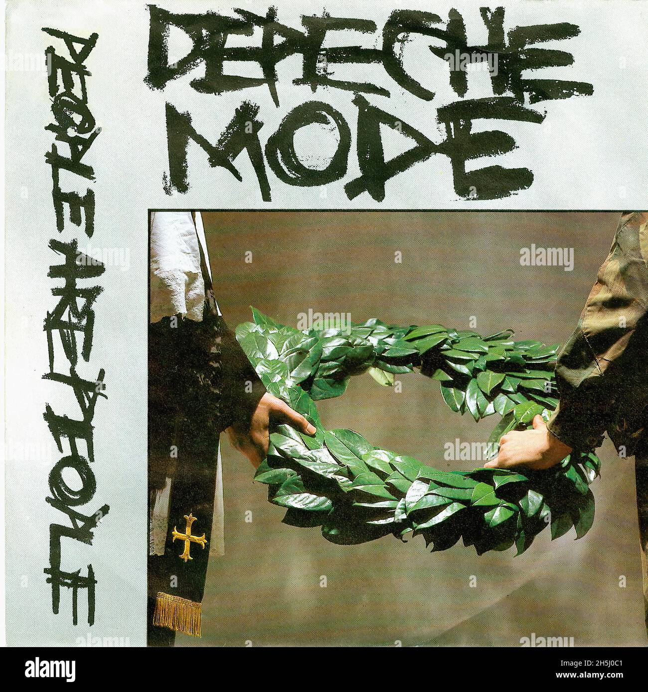 Vintage single record cover - Depeche Mode - 6 - People Are People - D -  1984 02 Stock Photo - Alamy