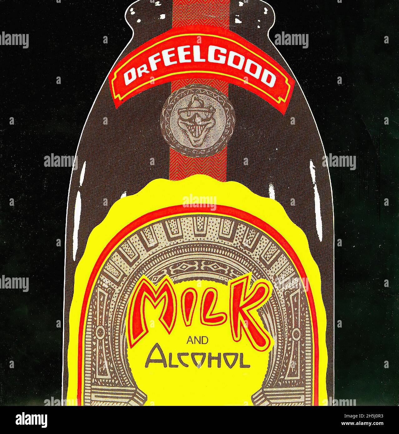 Vintage single record cover - Dr Feelgood - Milk And Alcohol - UK