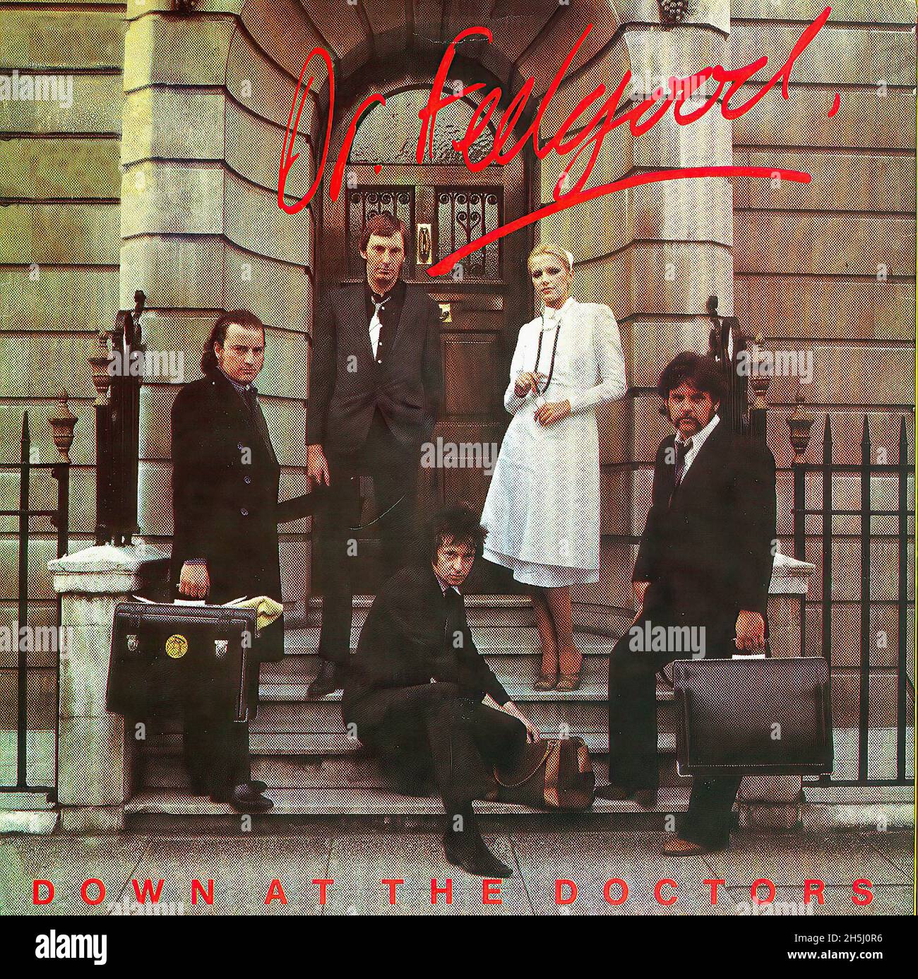 Vintage single record cover - Dr Feelgood - Down At The Doctors