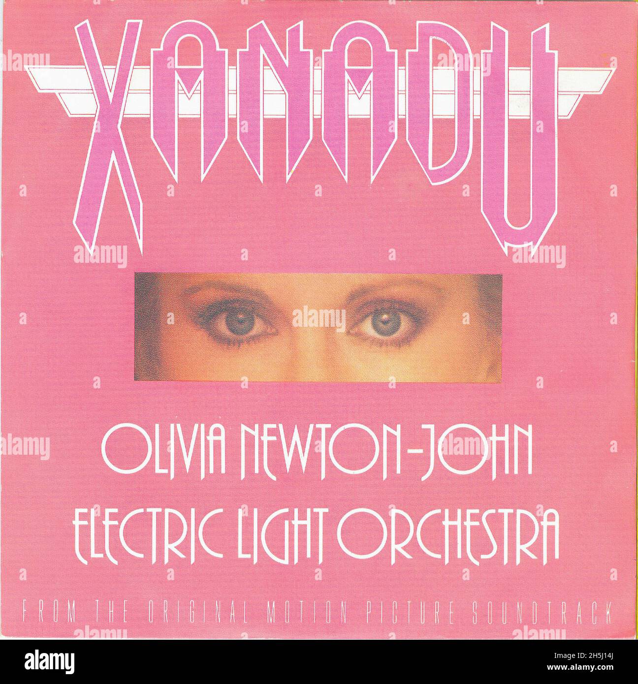 Vintage single record cover - ELO & Olivia Newton-John - Xanadu - D - 1980 01 Stock Photo