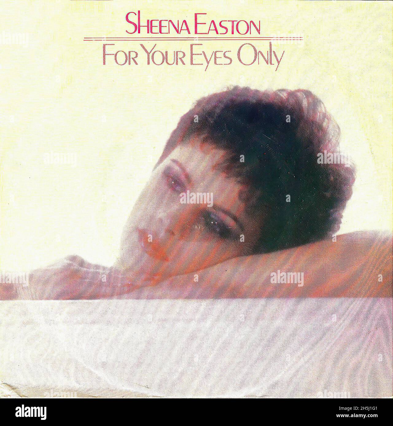 Vintage single record cover - For Your Eyes Only - In