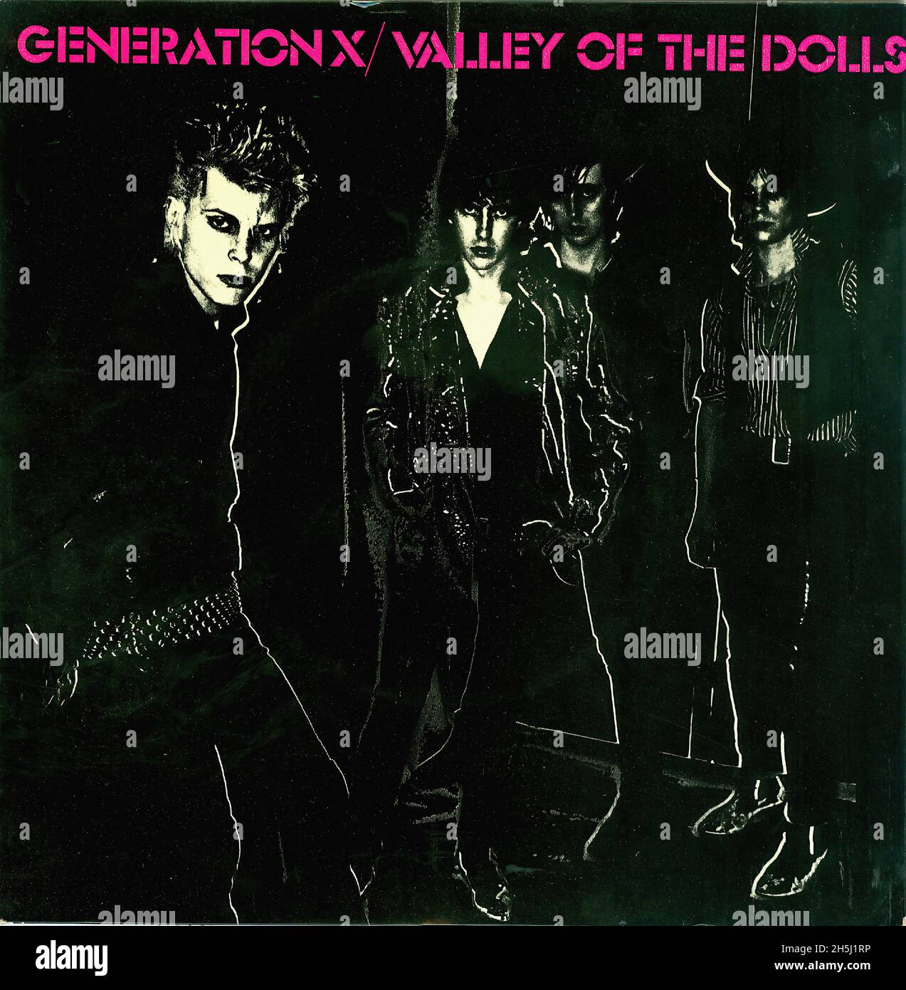 Vintage single record cover - Generation X - Valley Of The Dolls - UK - 1979 02 Stock Photo