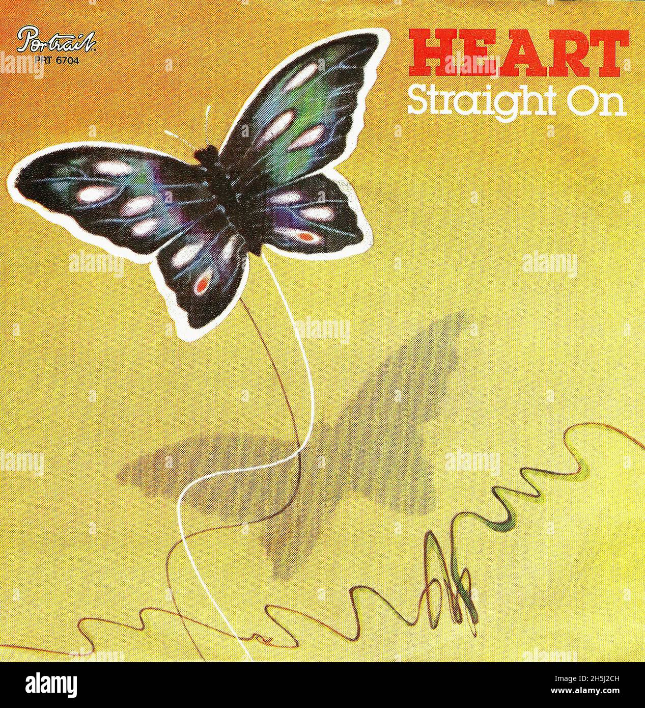 Vintage Single Record Cover Heart Straight On D 1978 Stock