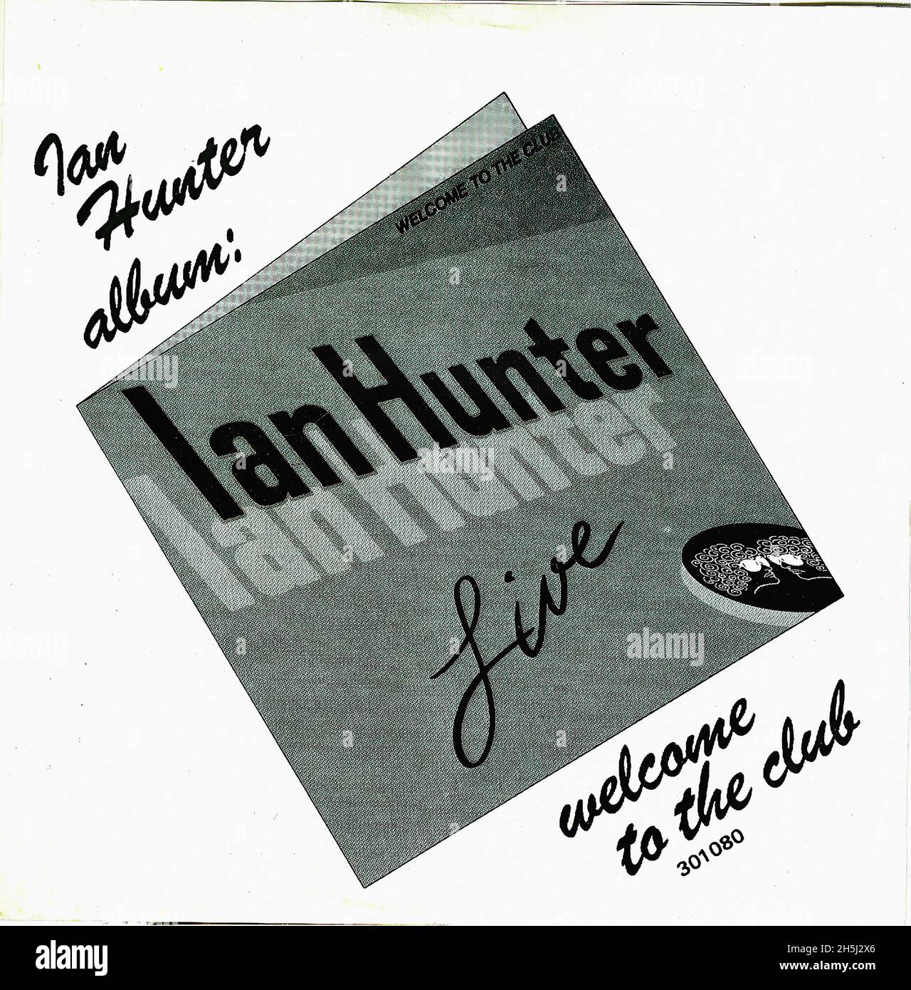 Vintage single record cover - Hunter, Ian - We Gotta Get Out Of Here - NL - 1980 00001 Stock Photo