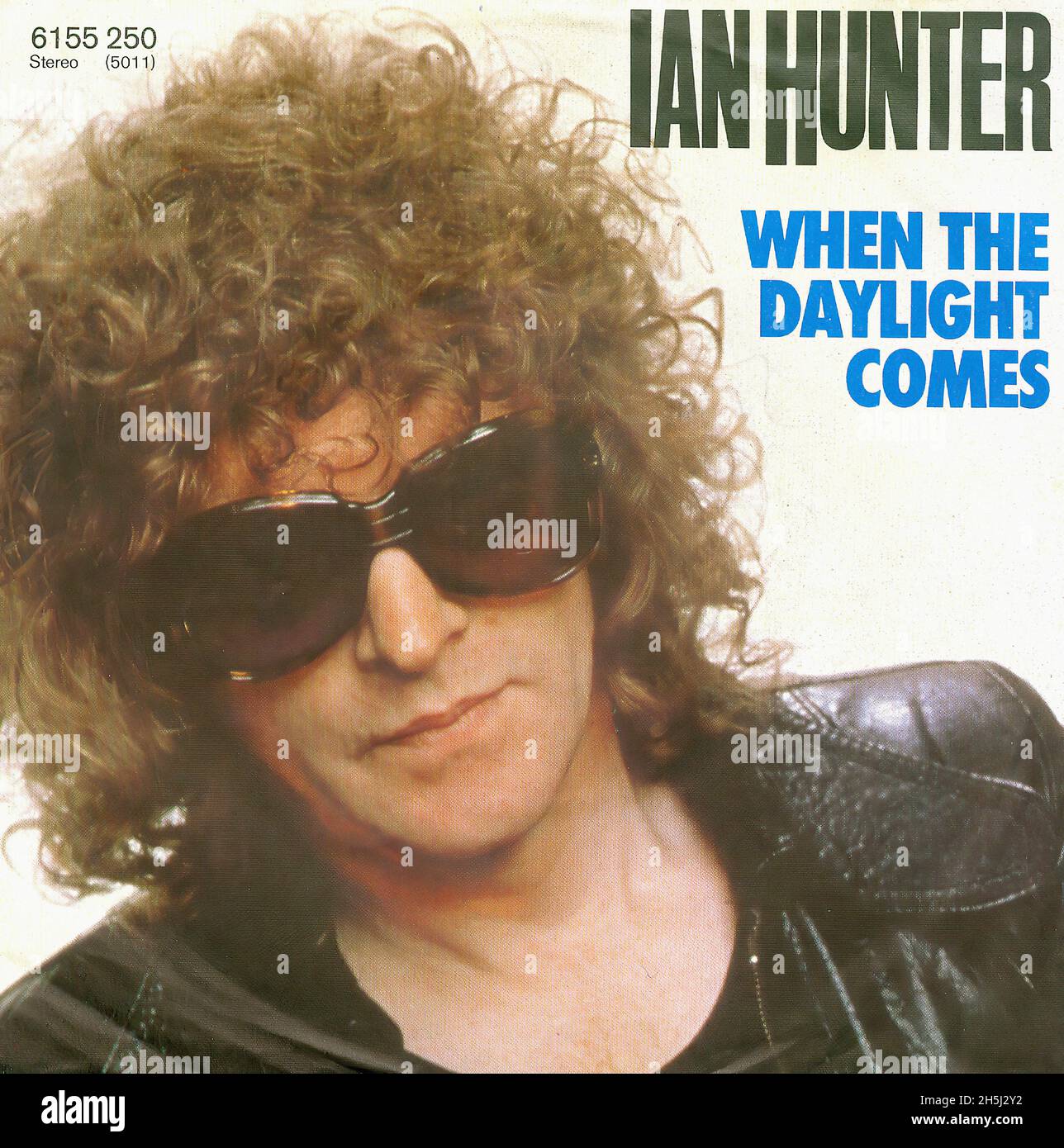 Vintage single record cover - Hunter, Ian - When The Daylight Comes - D - 1979 Stock Photo