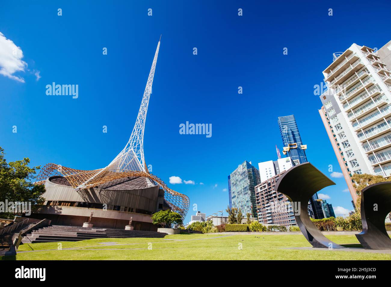 Arts Centre Melbourne in Australia Stock Photo Alamy