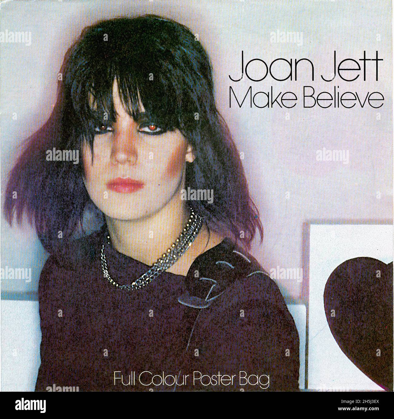 45 rpm Vintage 7” Vinyl Single Hit Record Joan Jett - Fake Friends