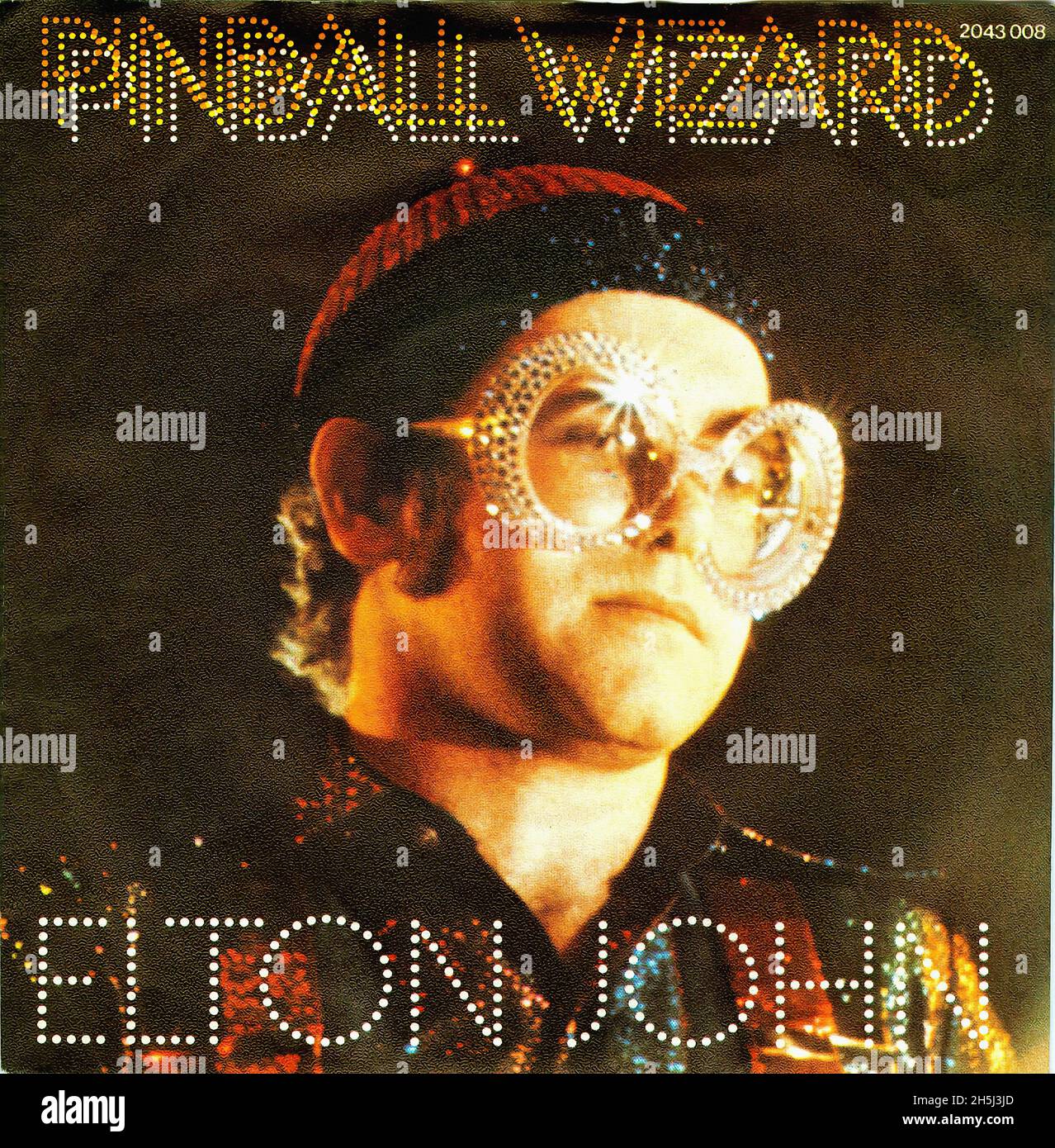 Vintage single record cover - John, Elton - Pinball Wizzard - D - 1975 Stock Photo