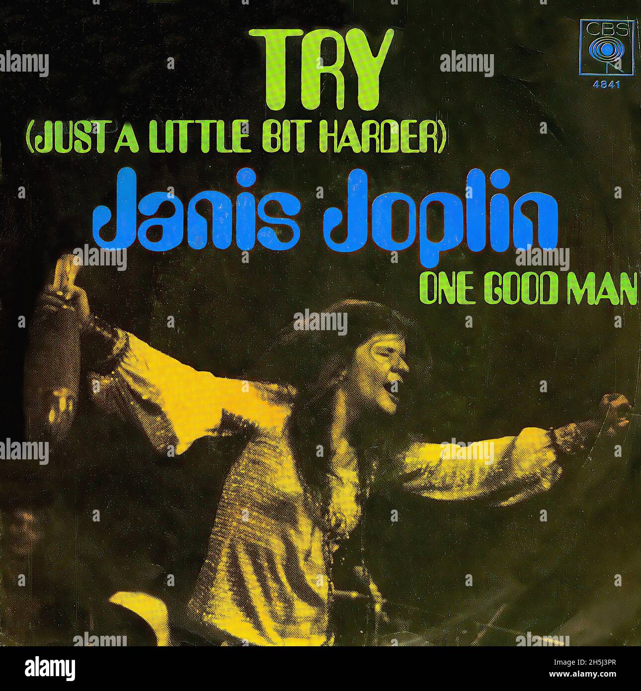 Vintage single record cover Joplin, Janis Try (Just A Little Bit