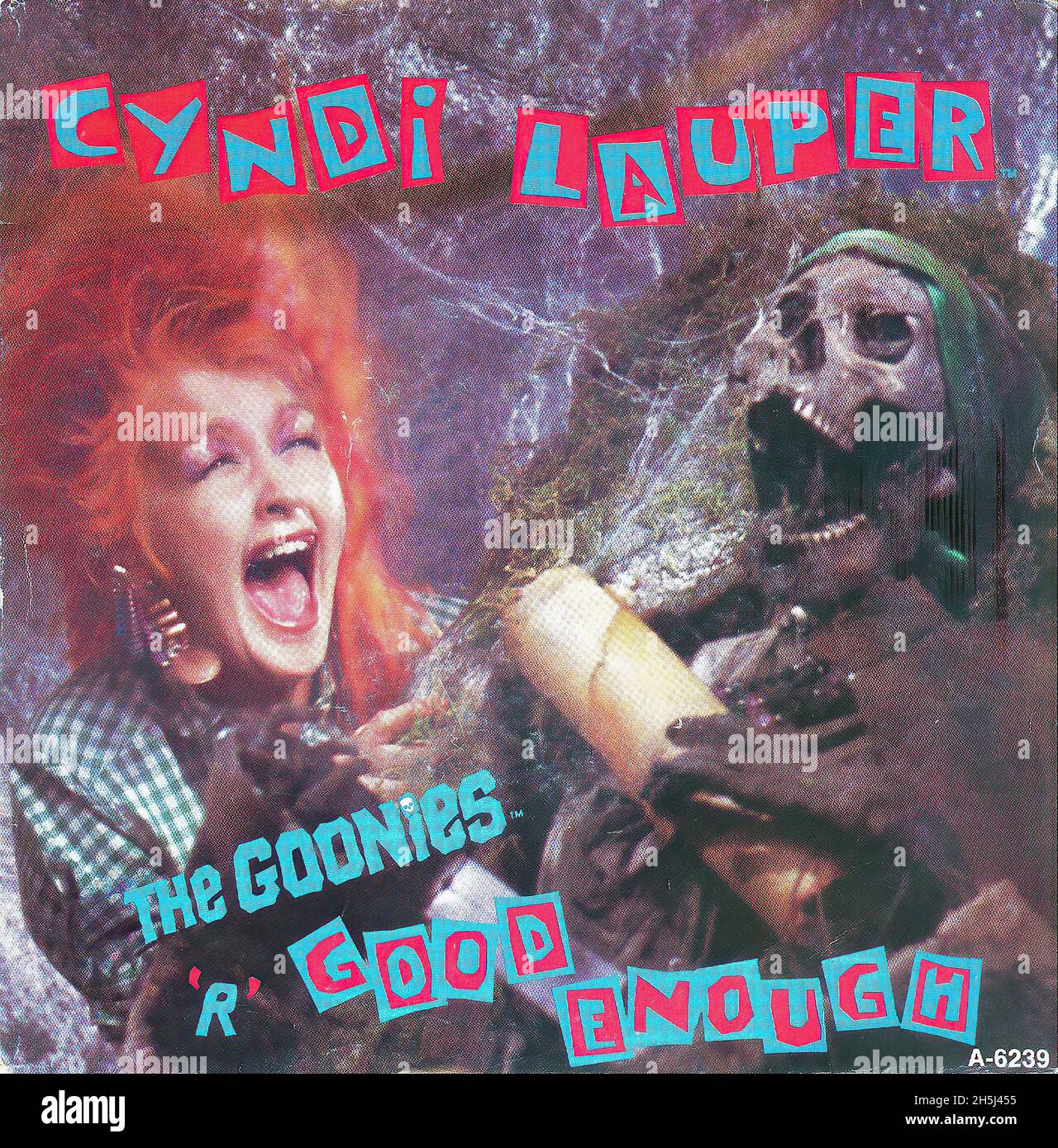 Vintage single record cover Lauper, Cyndi The Goonies R Good Enough