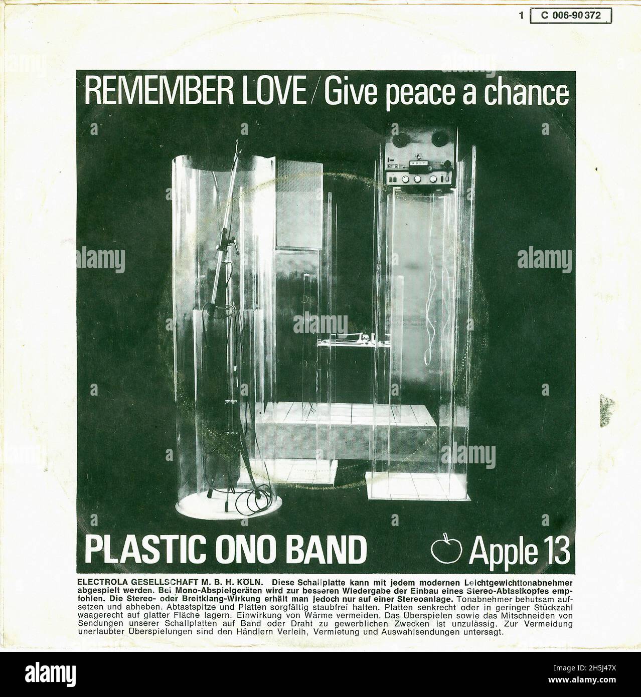 Give peace a chance record hi-res stock photography and