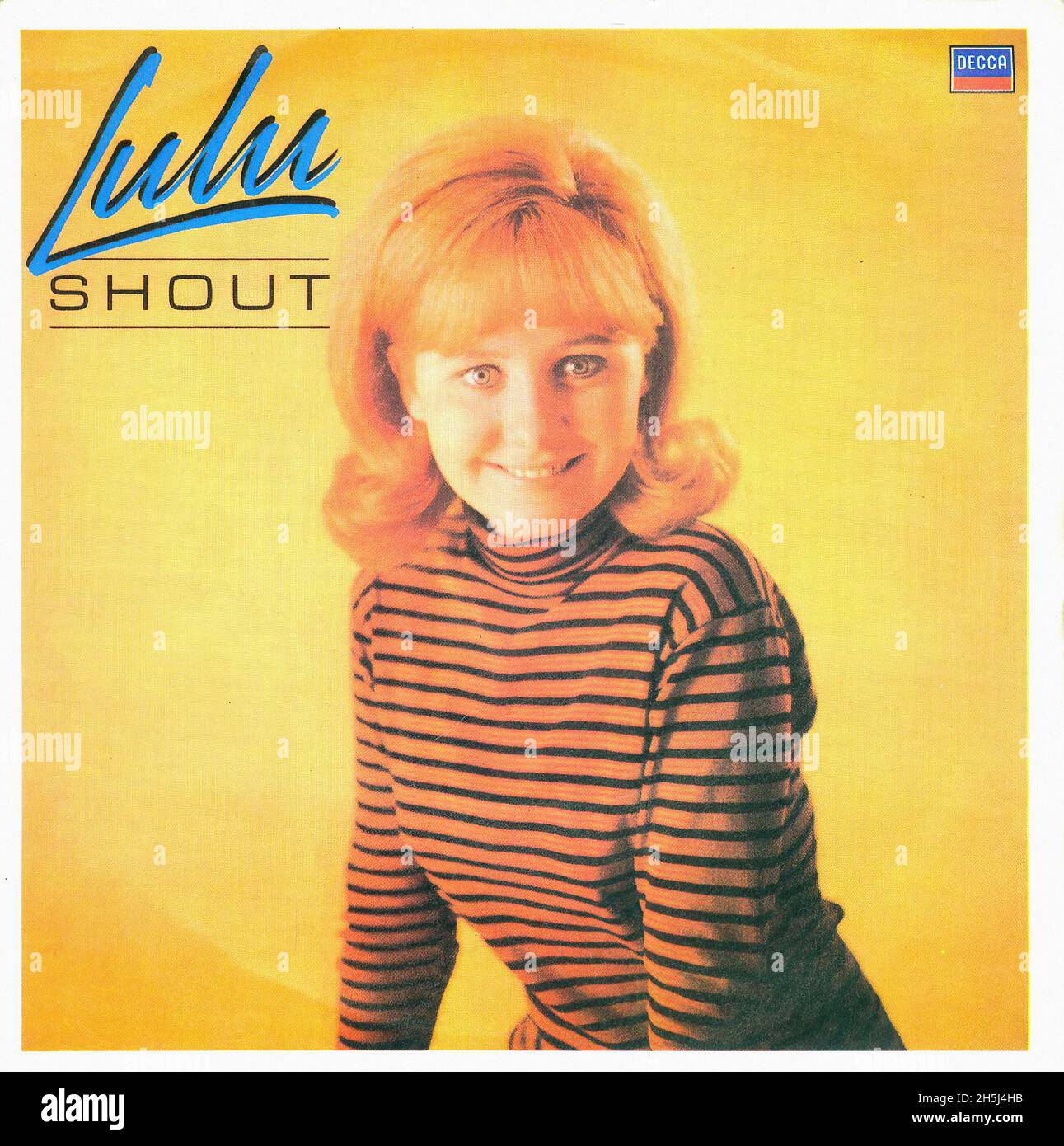 Vintage single record cover - Lulu And The Luvvers - Shout - UK - 1965 -  ReRelease 1986 01 Stock Photo - Alamy