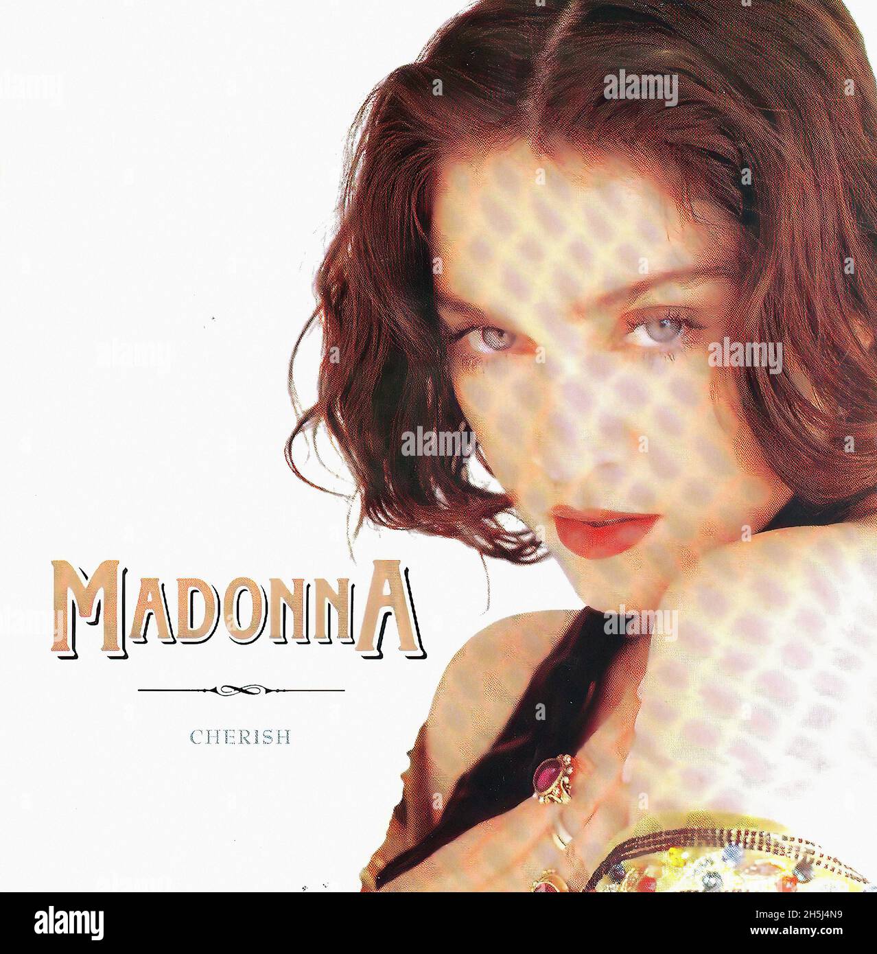 Vintage single record cover - Madonna - Cherish - D - 1989 01 